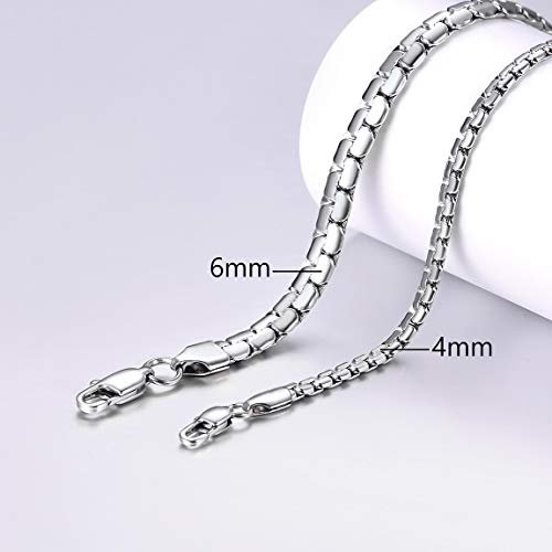 Chainspro CPN16008G-6-26-AM 6Mm Stainless Steel Round Chain Necklace thumb #1