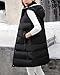 Chaquetas De Invierno Acolchado Chaqueta Sin Mangas para Mujeres Espesar Largo Abrigos...