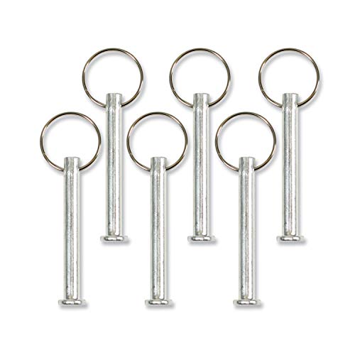 Pasador y Anillos de acero kit de repuesto mecánico compatible con ejes estándar 6PK 1