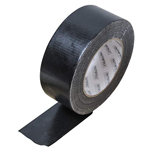 Faithfull Gaffa Gewebeband, 50 mm x 50 m, Schwarz, Black