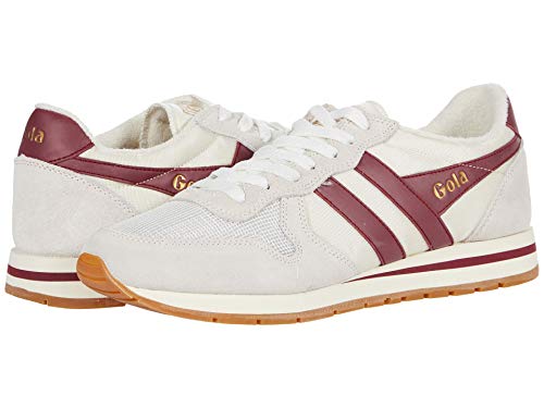 Image of Gola Daytona Off-White /Deep Red /Gum 8 D (M)