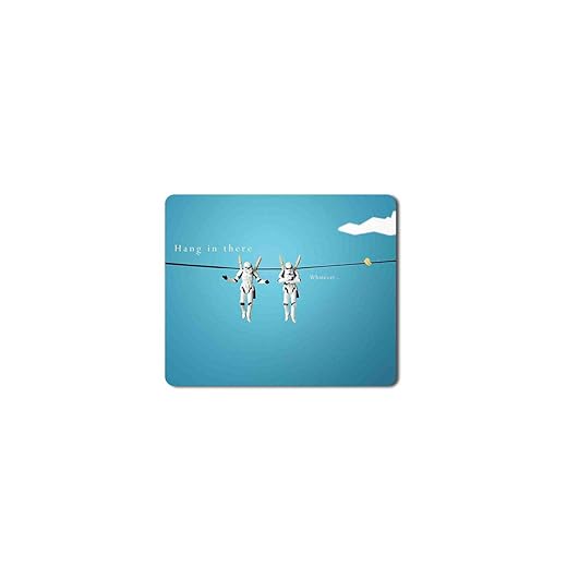 Go Green Tale Corporate Mouse Pad|Hang in There Whatever Print|Mouse Pad for Gaming|Mouse pad for Laptop & Desktop Rubber Base|Anti - Slippery Mouse Pad