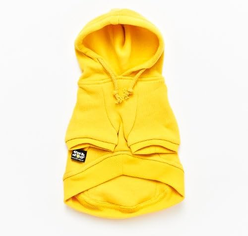 Fab Dog Hoodie (Parker) DOG Hoodie in Yellow XXS (8inc) size (japan import)