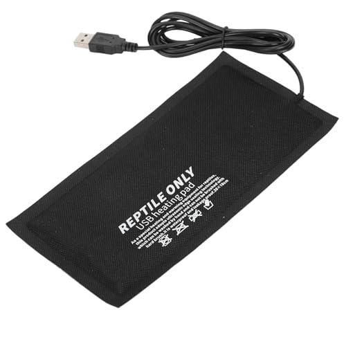 USB Reptile Heat Mat, Reptile Accessory Easy to Use USB Reptile Heat Mat USB Reptile Heat Mat Fiber Cloth for Lizard (M (50-115cm / 19.69-45.28in))