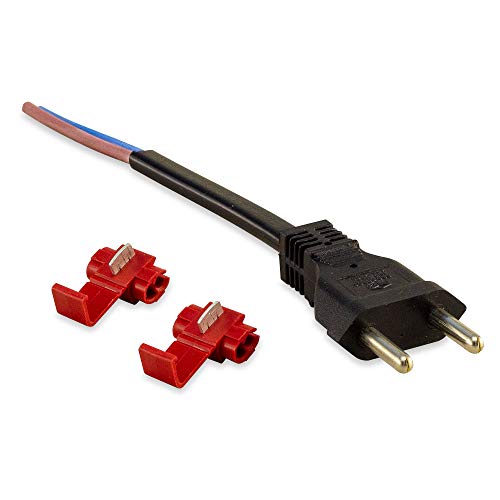 PLUGUE MACHO 20A BIPOLAR COM EMENDA FACIL Force Line