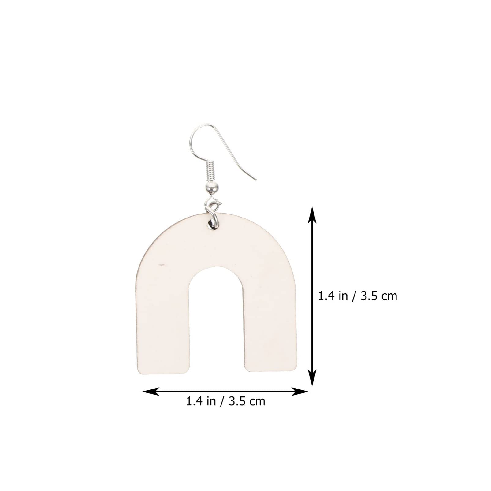 ARTIBETTER 2 Sätze Handgemachte Sublimationsohrringe Diy Ohrring Rohlinge für Kreative Designs Doppelseitige Bedruckbare Materialien für Bastelprojekte und Persönliche