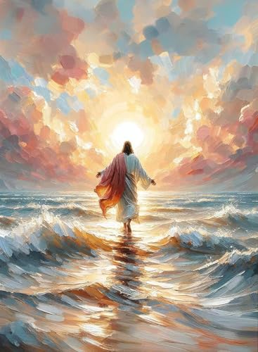 Paint by Numbers for Adults and Kids Beginner, Jesus Paintin