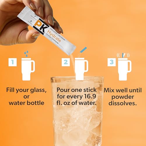 Image of Pure Kick Hydration Singles To Go Drink Mix, Orange Creampop, Includes 12 Boxes with 6 Packets in each Box, 72 Total Packets