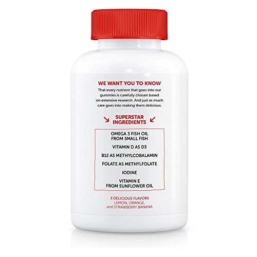 Smartypants Kids Complete Gummy Vitamins: Multivitamin & Omega 3 Dha/Epa Fish Oil, Methyl B12, Vitamin D3, Limited Valuesize Pack Of 180 Count Total #TOP3