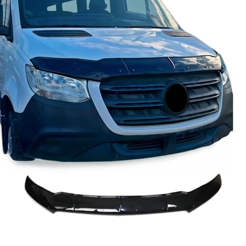 Deflectores de aire Cubierta de coche Protección para Mercedes Sprinter W907 2018-2025 Acrílico Oscuro Negro