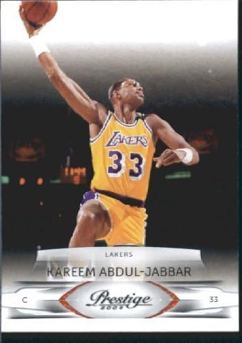 2009/10 Panini Prestige Basketball Card # 111 Kareem Abdul-Jabbar Los Angeles Lakers Mint Condition