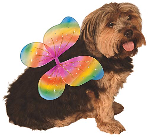 Fabriquer Costumes D’Oiseau - Rubie's Pet Rainbow Costume Wings, Medium to