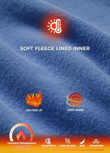 Willit Girls Fleece Long Sleeve Shirts Winter Horse Riding Jacket Half Zip Kids Sweatshirts Thermal Coat3