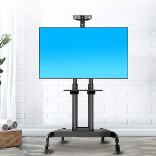 Soporte móvil para TV de pie con base resistente miniatura 7