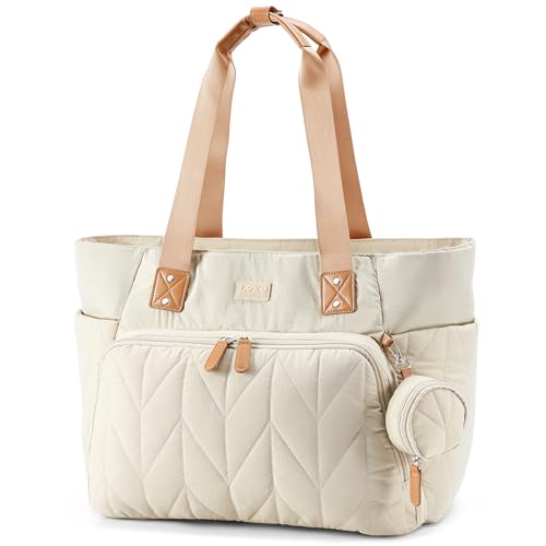 Lekesky Wickeltasche Groß 34L Baby Wickeltasche mit Wickelunterlage...