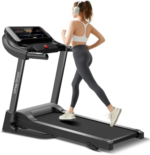 Treadmill Easy Folding, for Home, Pulse Sensors, Quiet