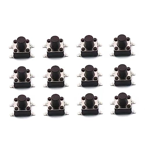 Interruptor de boton tactil para arreglar mandos y paneles pulsador dip de 6x6x5mm y 4 pines 4