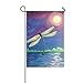 zhiz.ZY Outdoor Decorations Garden Flag - Yard Indoor Home Dragonfly Moon Double Sided Polyester 12" x 18"