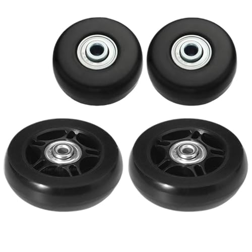 Roulettes en caoutchouc muets 64x24mm | Pièces de rechange pour valise