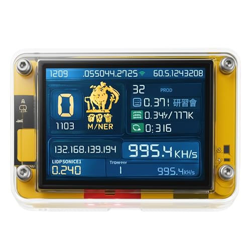 Miner Forge PRO 2.0 Solo Bitcoin Lottery Miner USB-C BTC Solo Miner with 2.8 Inch LCD Display ESP32 Chip Wi-Fi 144 Daily Mining Attempts, Plug and Play Bitcoin Mining Machine for Home Use (Pack of 1) by Mineblock - Image 2