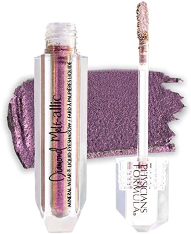 Cream Eyeshadow BY Physicians Formula Mineral Wear Diamond Metallic Eye Makeup Precious Purple