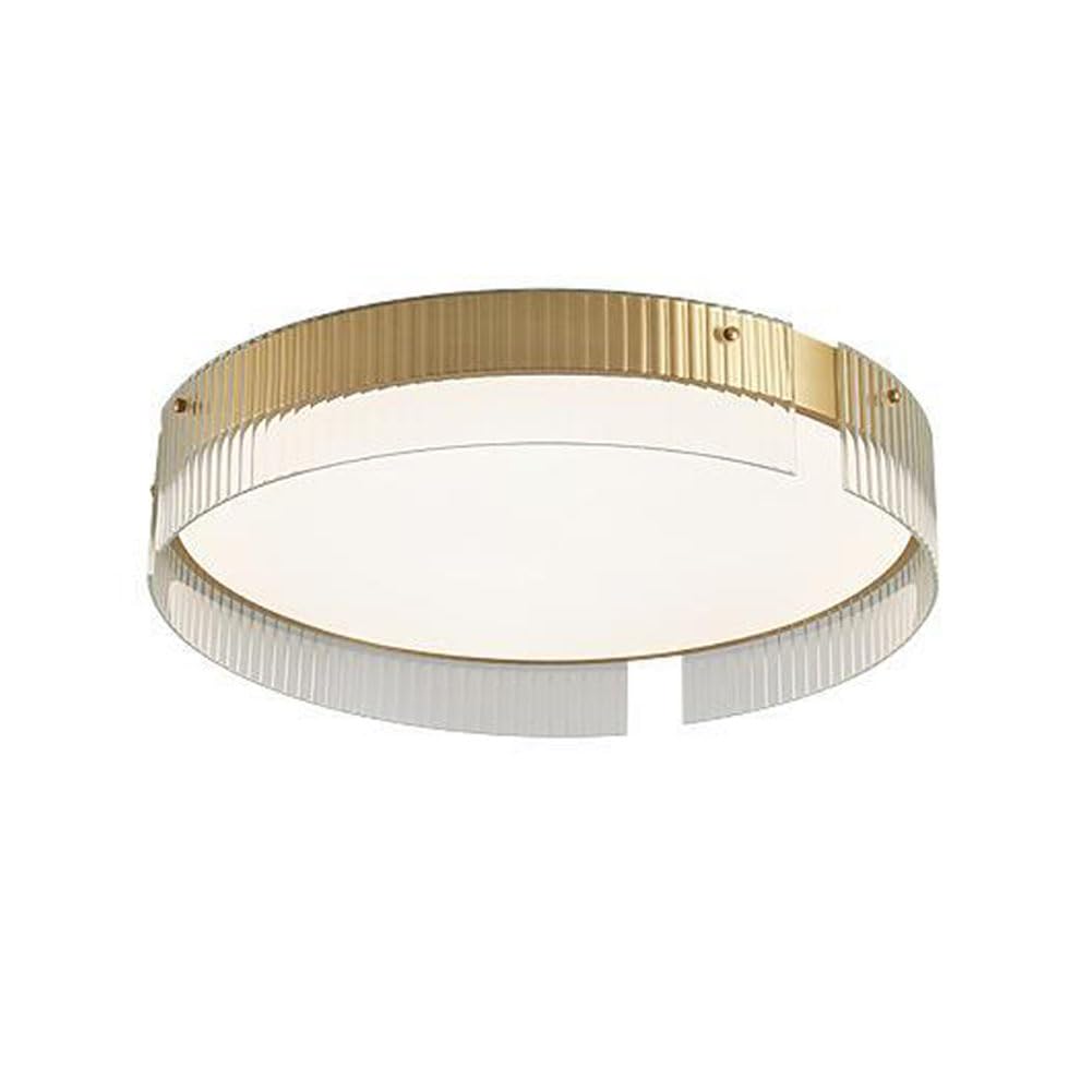 Plafonnier LED moderne italien or en cuivre pour couloir et balcon