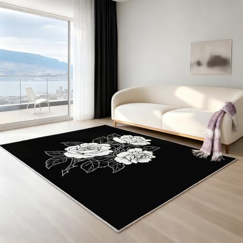 Tapis minimaliste 50 x 80 cm anti-glisse et facile à laver - 4