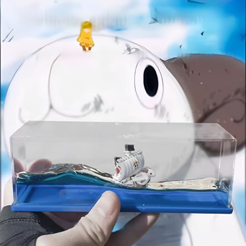 PickMeYA Botella de barco de crucero inspirada en Titanic, decoración de escritorio, 5.1 x 1.96 x 2.05 pulgadas, simboliza el amor eterno, ideal para graduación, cumpleaños, juguete o regalo (Merry