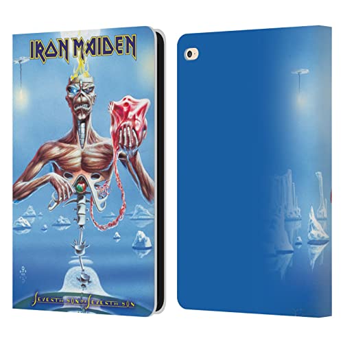 Head Case Designs Licenciado Oficialmente Iron Maiden SSOSS Portadas de Álbumes Carcasa de Cuero Tipo Libro Compatible con Apple iPad Air 2 (2014)