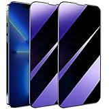 SOOPUR [2 Pack Compatible with iPhone 13 Pro Max & iPhone 14 Plus Anti Blue Light Privacy Screen Pro