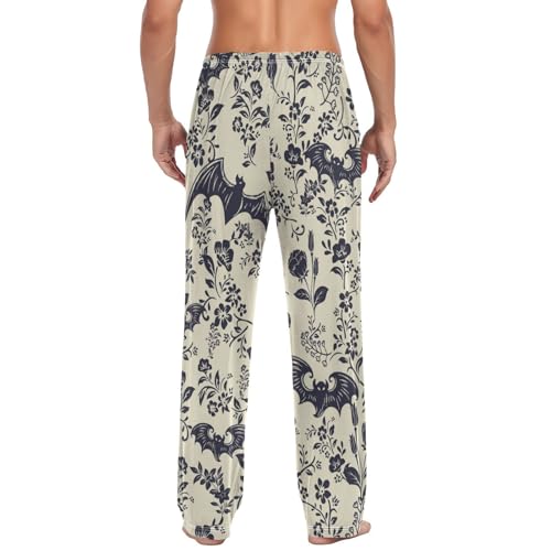 JUDIAN English Bulldog Men's Pajama Bottoms Soft Sleep Pant with Pockets Sleep Pj Lounge Pants for Men2