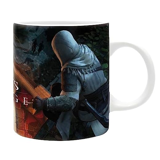 ABYSTYLE - ASSASSIN'S CREED Tasse, 320 ml, Basim en Action Mirage