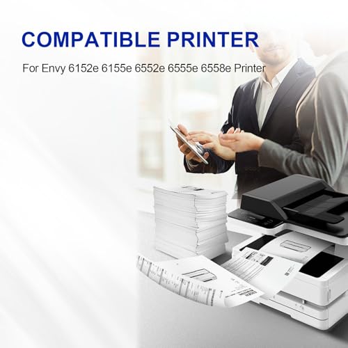 Image of 2 Pack 68 High Yield Black and Tri-Color Ink Cartridge Set 7FP22TN 7FP20TN Compatible for 6152e 6155e 6552e 6555e 6558e Printer (1 Black, 1 Tri-Color)