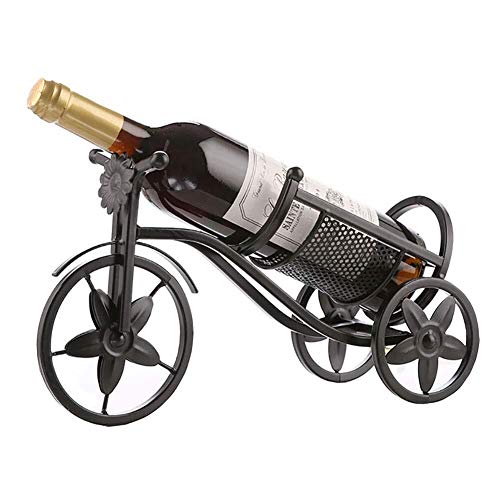 Soporte de botellas de vino de hierro independiente miniatura 1