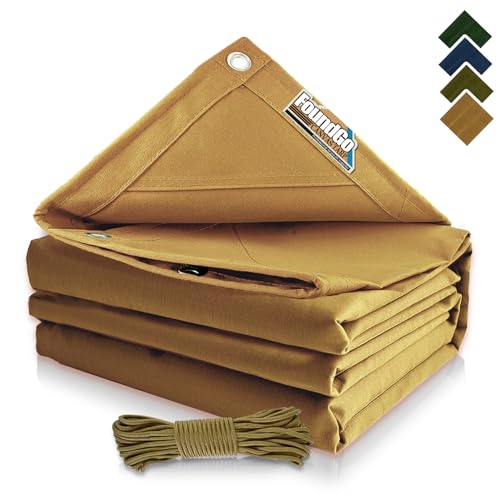 FoundGo 8x10 Canvas Tarp