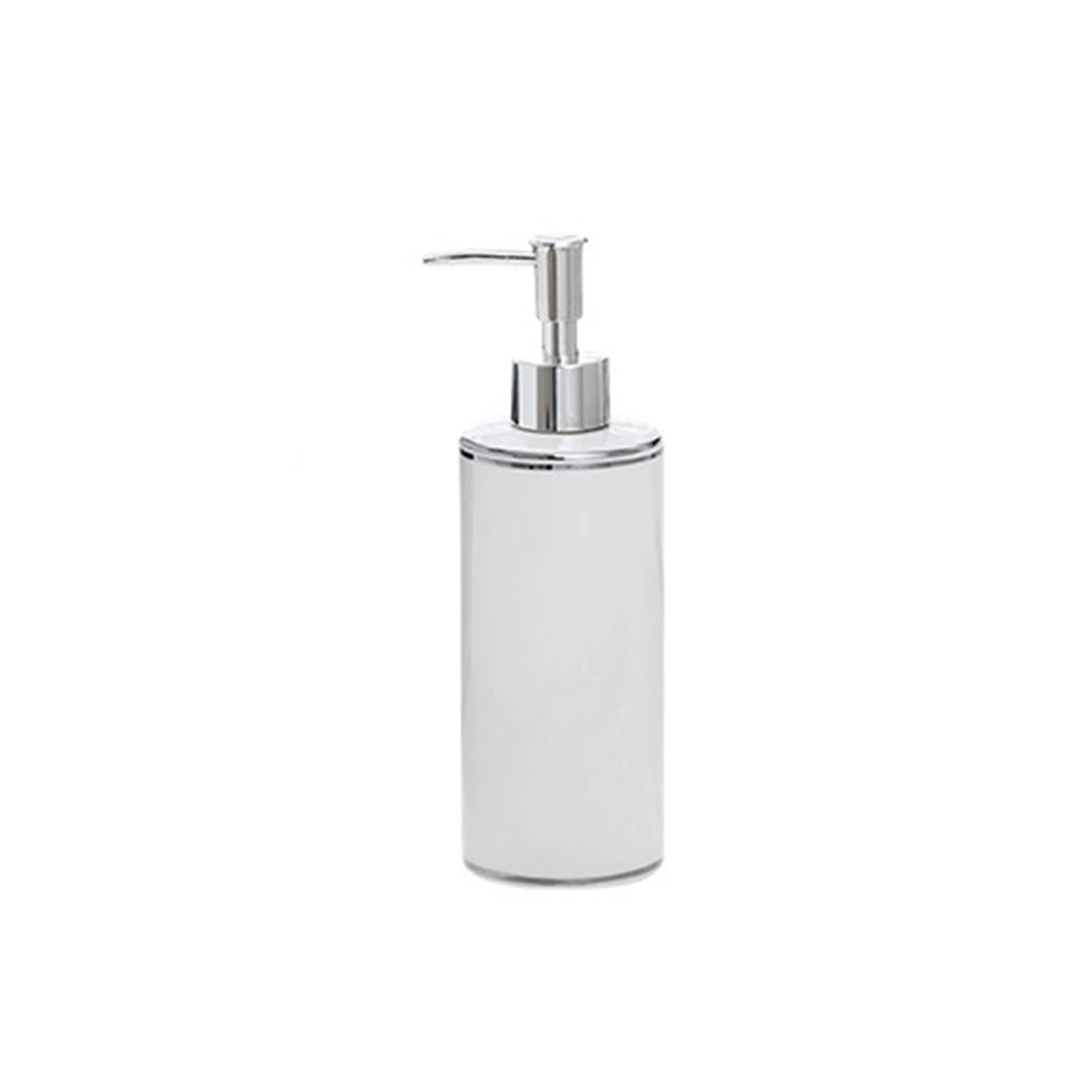 Bathroom 390ml White Ceramic Soap Dispenser Lotion Pump Bottle For Bathroom Kitchen Sink Countertop Shampoo