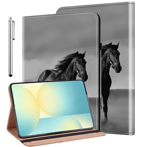 Funda Samsung Galaxy Tab S8 para estudiantes y viajes soporte plegable diseño caballo
