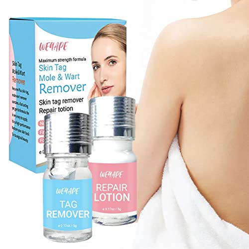 Dissolvant d'acrochordons | Élimination Rapide et Efficace des acrochordons | Extraits naturels de Plantes, Anti-verrues sans Cicatrices et sans Douleur, adaptés au Visage et au Corps Cover