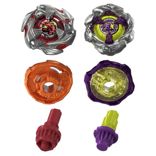 Image of Beyblade X Coil Orochi 6-60LF UX & Pearl Tiger 3-85WB BX Dual Pack Set