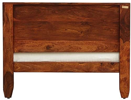 Image of AADITYA WOODS Solid Sheesham Wood Single Bed Cot Without Storage | Single Size Bed for Bedroom | Multipurpose Use Bed- Honey Teak 10
