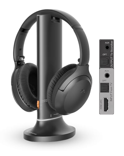 Avantree Opera Aura - Auracast Wireless TV Headphones with HDMI ARC Input