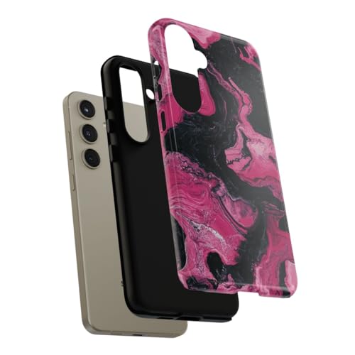 Coque Samsung S24 Plus marbre rose rigide pour éviter les rayures - 4