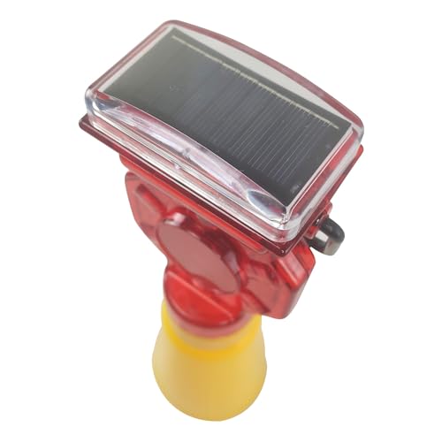 Sinalizador Solar Viário para Cone Obra Luz Solar Automático Chuva Led Energia Solar Estrada Rua Rod