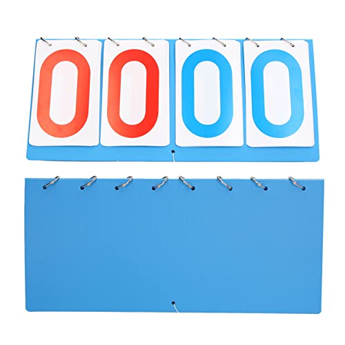 Tablero portátil con números rojos de 4 dígitos para voleibol y baloncesto 7