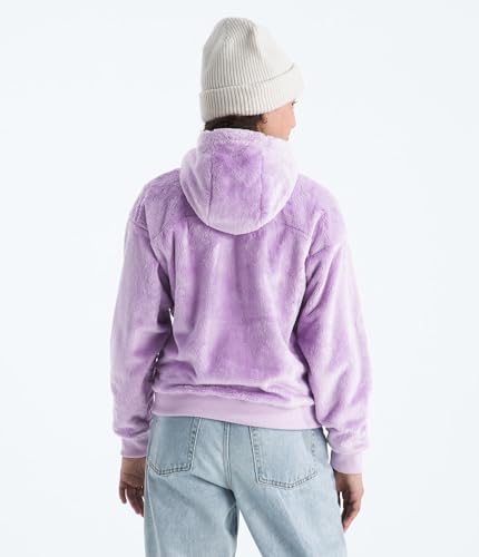 Image of THE NORTH FACE Girls' Osito Full Zip Hoodie | Fleece Hooded Jacket With Hand Pockets & Durable Ribbed Collar