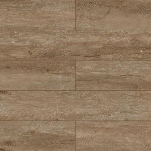 SPC Vinyl Flooring Plank Click‑Lock Rigid Core Waterproof Wood Look Cut Samples from Real Planks DIY Click Installation 12mil Wear Layer (Green Ash)