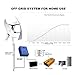HENGJINGTR 6000W No Noise Vertical Axis Wind Turbine, 3 Blades Low Noise 12V-220V Generator 220V AC Output Household Complete Set with Battery System,220v