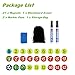 VolksRose Replacement Magnets for Coach Board, Player Magnets and Dry Erase Marker Pen for Soccer Basketball Coaching Board, Tactics Strategy Board Coaches Clipboard Accessories