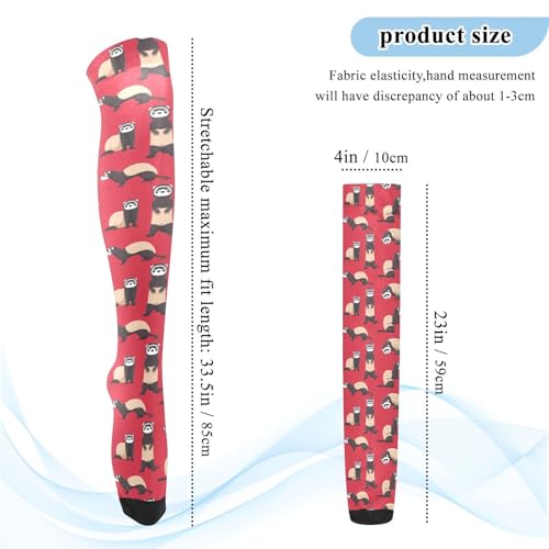 Image of Women's Thigh High Socks Long Over Knee Socks Thick Leg Warm Boot Stockings