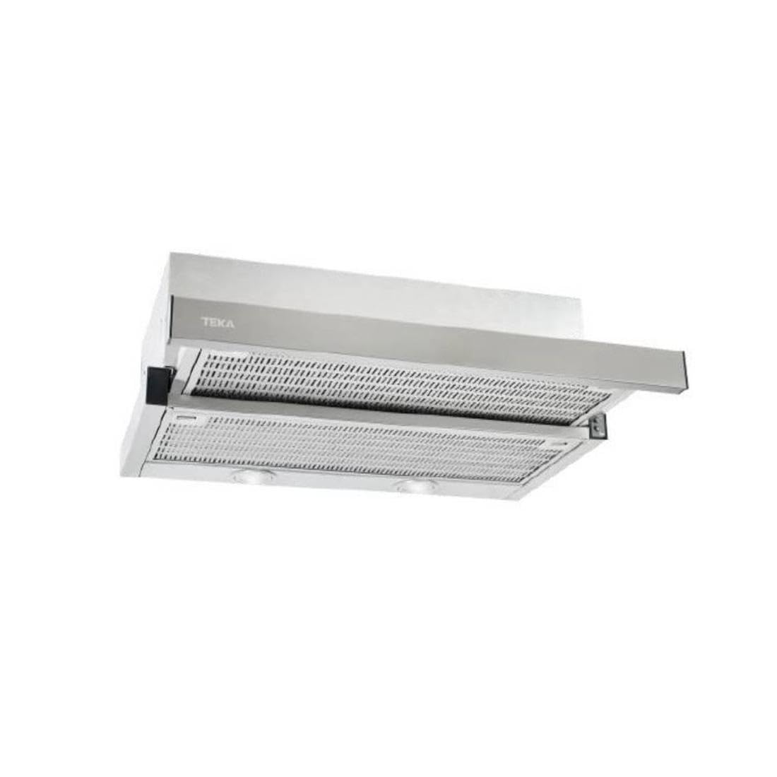 Teka CNL 6400.2 okap kuchenny 60 cm, wyciągany kuchenny, zapobiegający odciskom palców, 2 prędkości + intensywny, dzwonek teleskopowy, harmonogram czasu, oświetlenie LED, kolor stali nierdzewnej